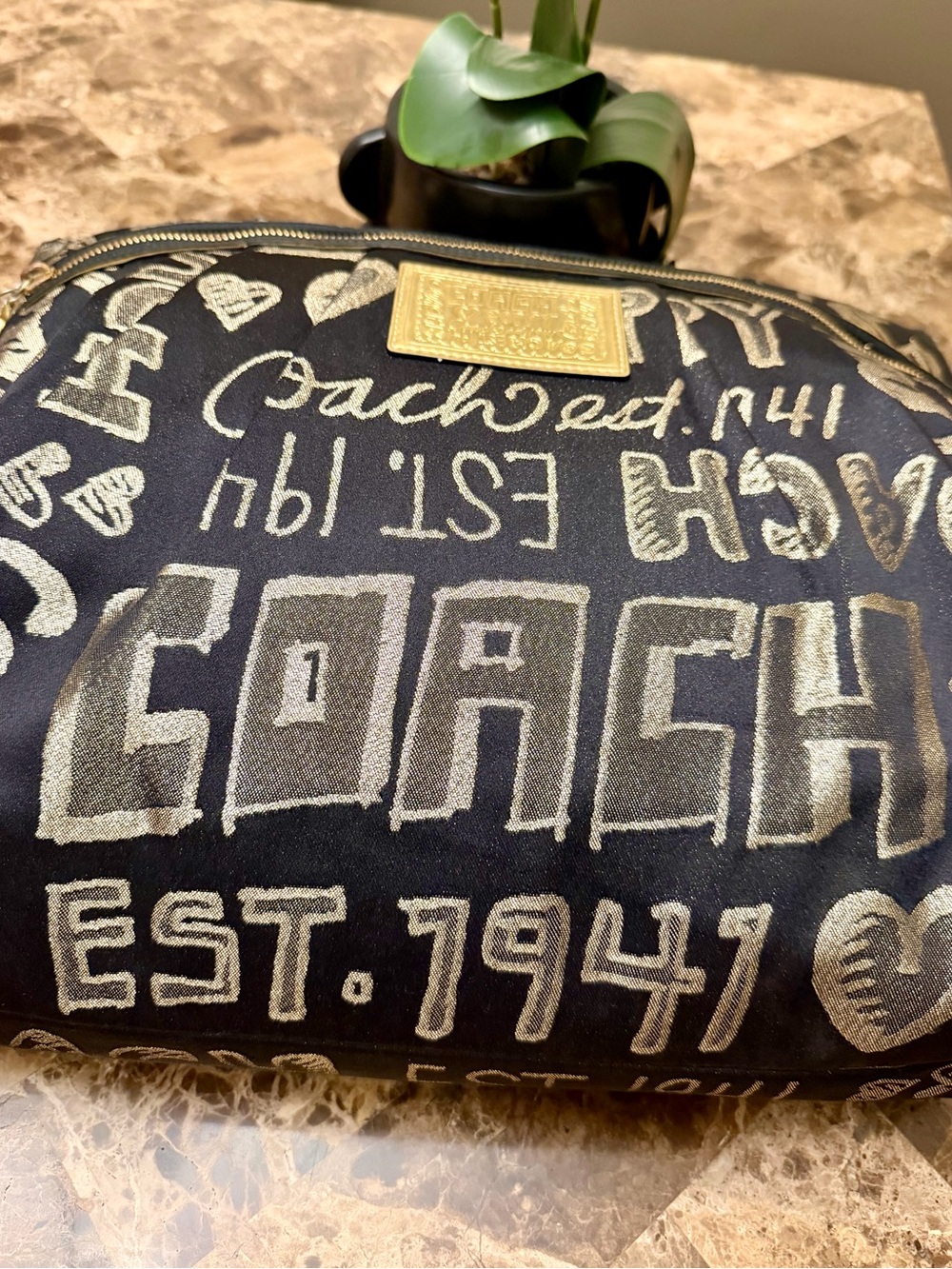 Coach Poppy Storypatch Glam Tote - Picture 7 of 15